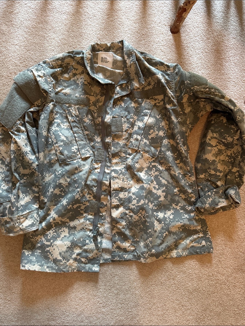 ACU Digital Camo Field Jacket - Gray/Green
